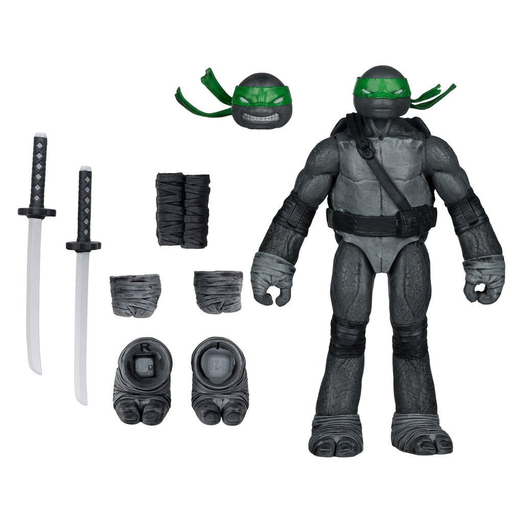 Produktbild Teenage Mutant Ninja Turtles Page Punchers actionfigur Leonardo (Black White & Green) (Red Platinum Edition) 13 cm