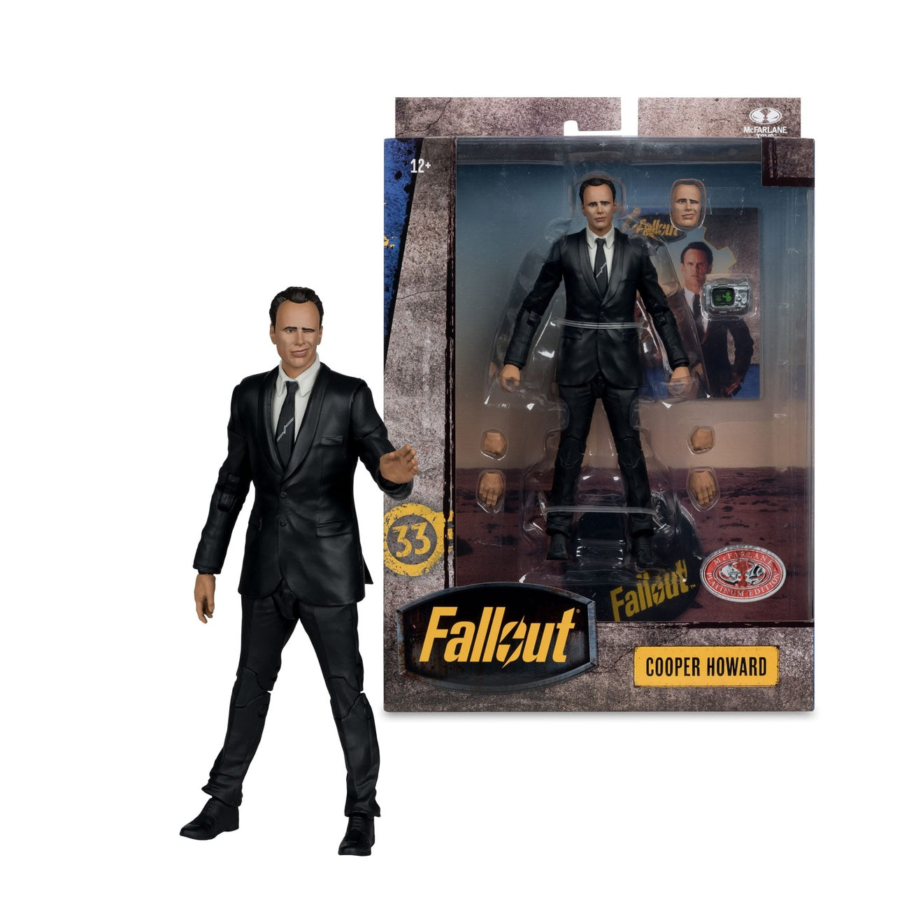 Produktbild Fallout Actionfigur Cooper Howard (Red Platinum Edition) 17 cm