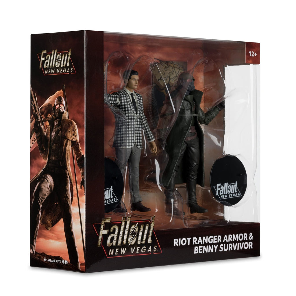 Product image Fallout: New Vegas Statues 2-Pack Riot Ranger Armor & Benny Survivor 18 cm