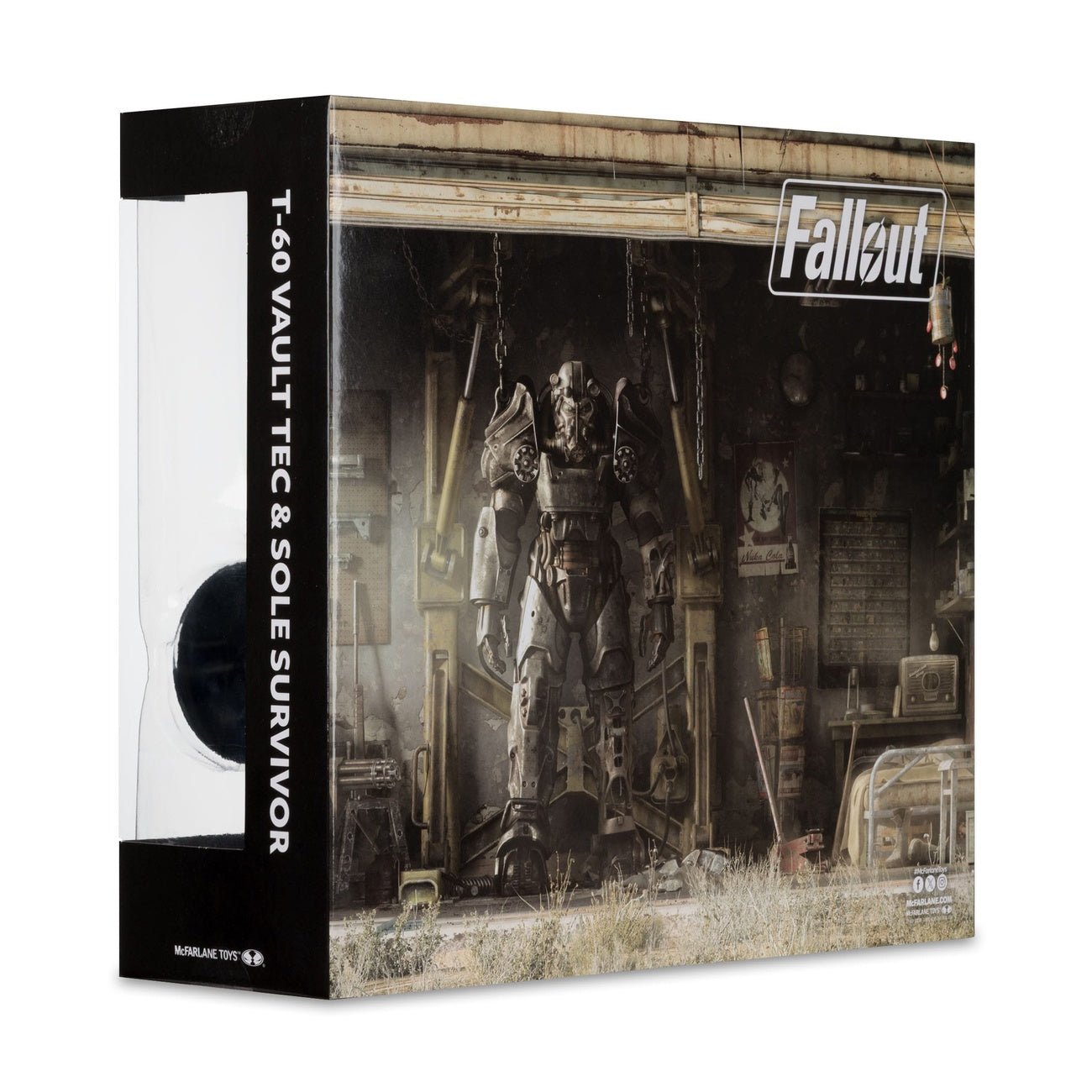 Produktbild Fallout 4 Statyer 2-pack T-60 Vault-Tec & Sole Survivor 18 cm