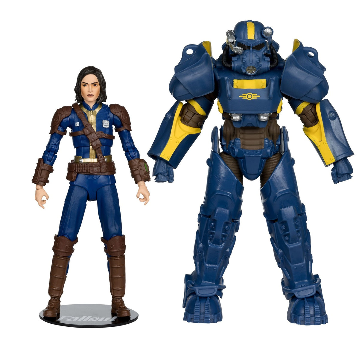 Produktbild Fallout 4 Statyer 2-pack T-60 Vault-Tec & Sole Survivor 18 cm