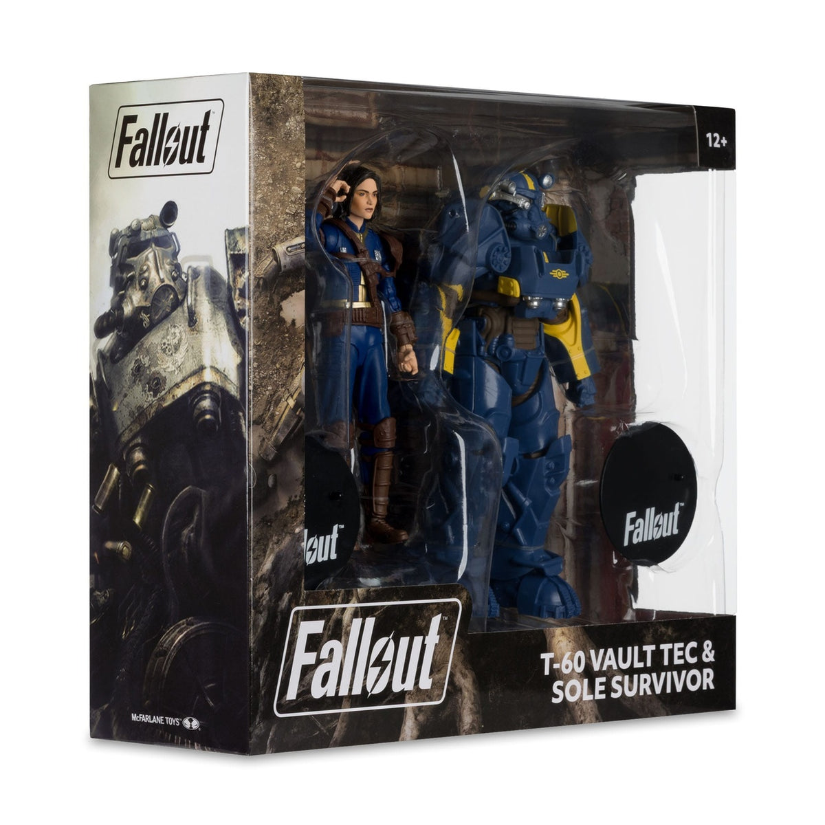 Produktbild Fallout 4 Statyer 2-pack T-60 Vault-Tec & Sole Survivor 18 cm