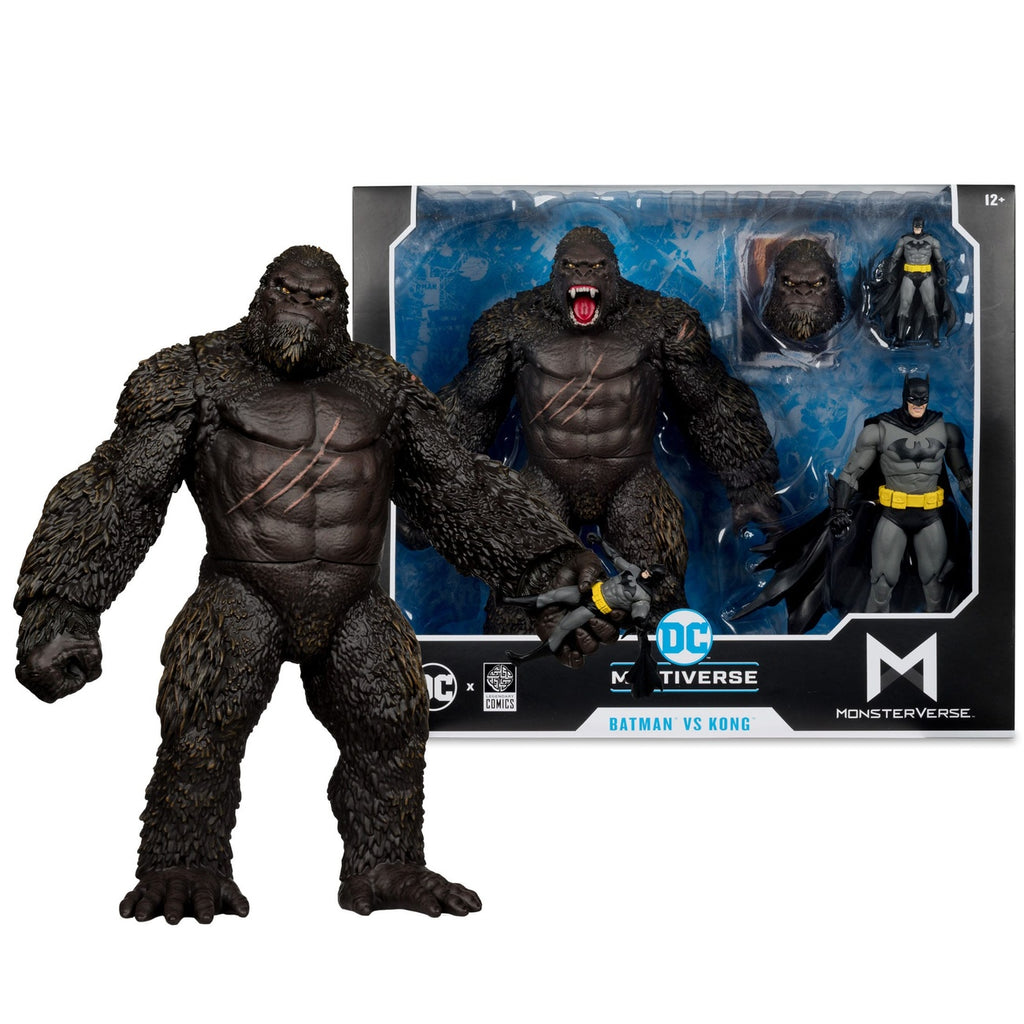 Produktbild DC Justice League Monsterverse DC Multiverse Actionfigurer 2-pack Batman & Kong 29 cm