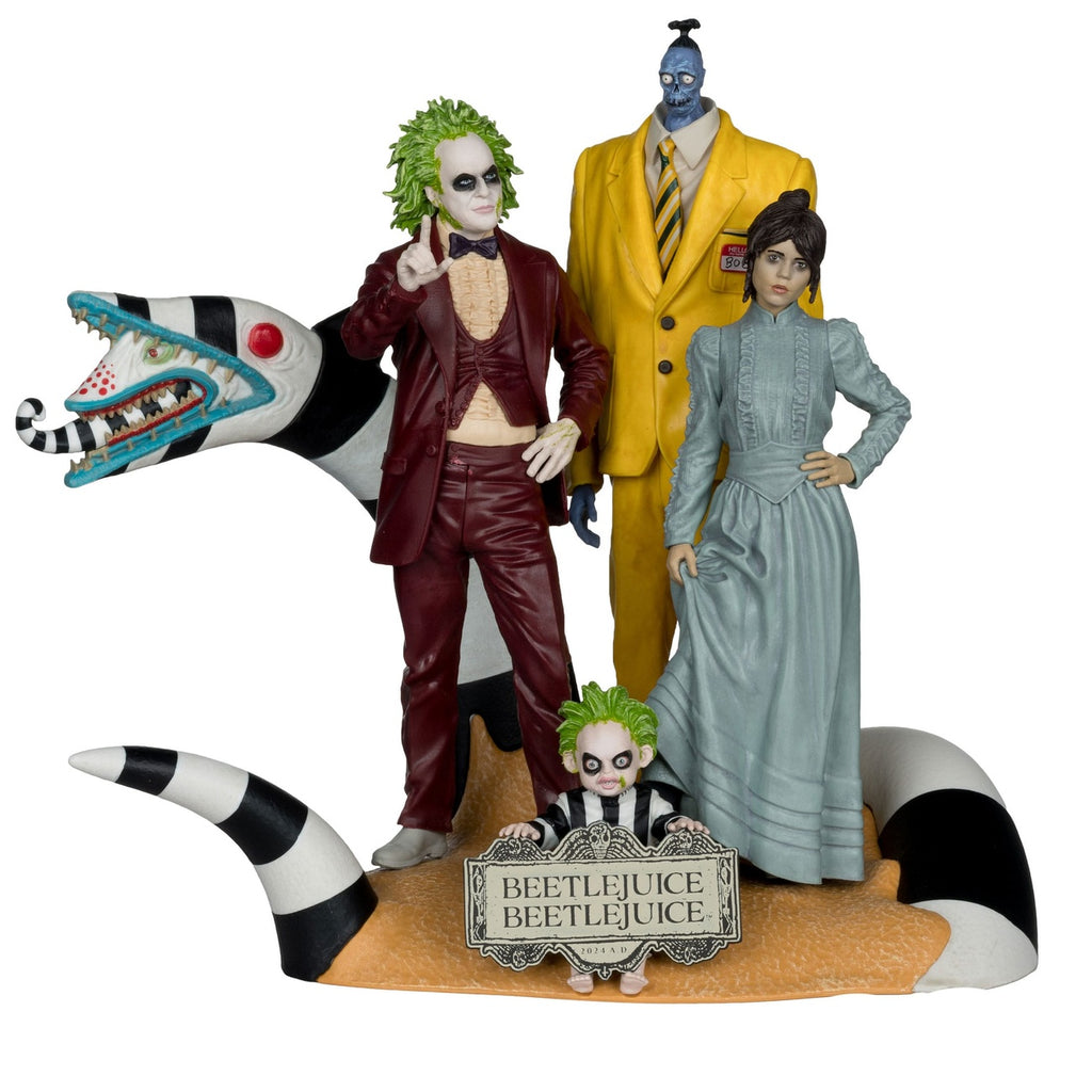 Produktbild Beetlejuice Beetlejuice Movie Maniacs PVC-statyer 4-pack 15 cm
