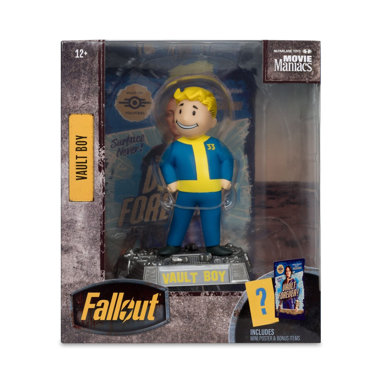 Produktbild Fallout Movie Maniacs actionfigur Vault Boy Version 2 14 cm