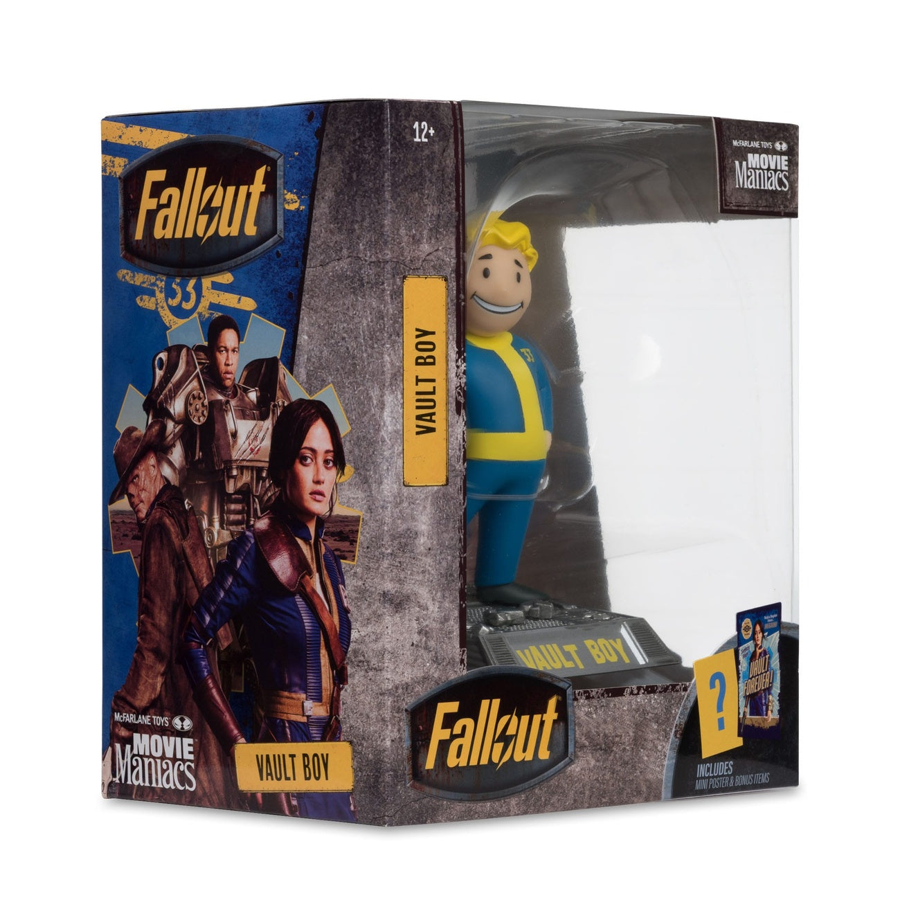 Produktbild Fallout Movie Maniacs actionfigur Vault Boy Version 2 14 cm