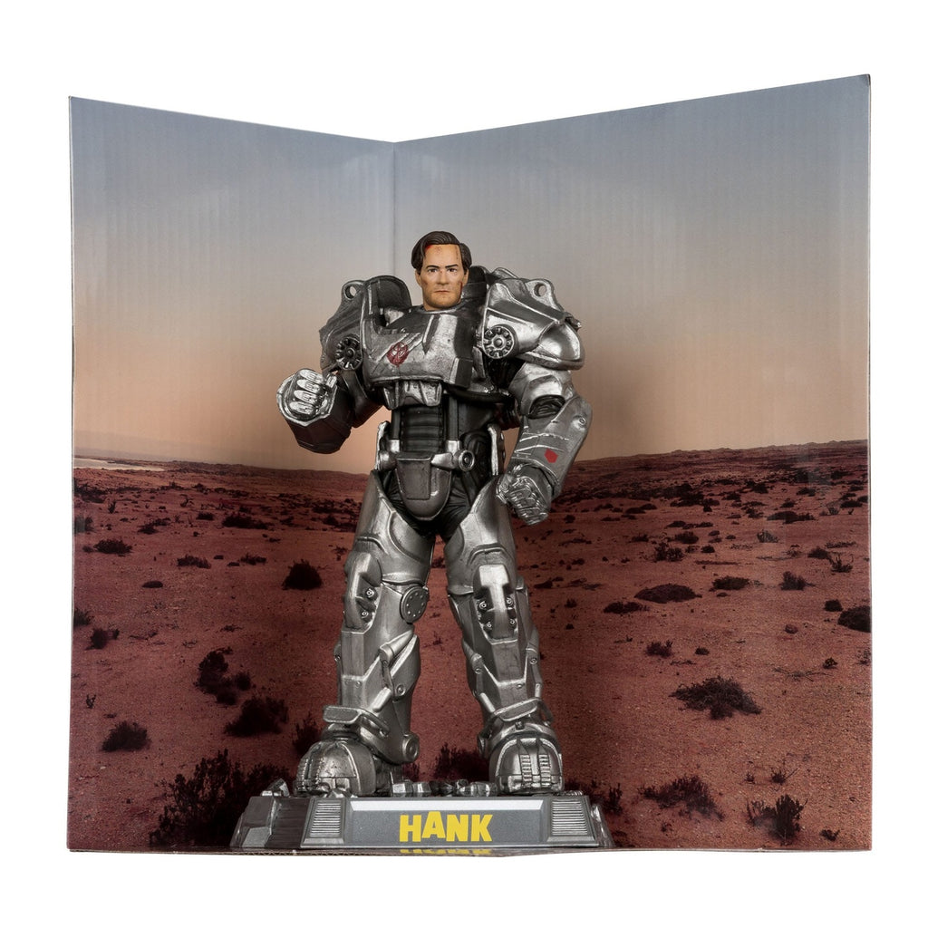 Produktbild Fallout Movie Maniacs actionfigur Hank Maclean (Säsong 2) (Red Platinum Edition) 17 cm