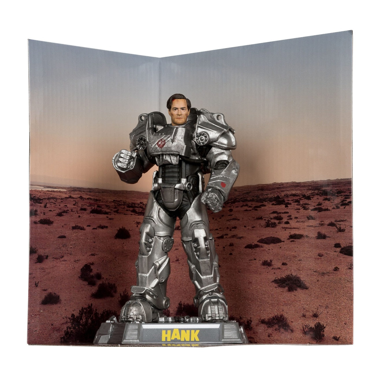 Produktbild Fallout Movie Maniacs actionfigur Hank Maclean (Säsong 2) (Red Platinum Edition) 17 cm