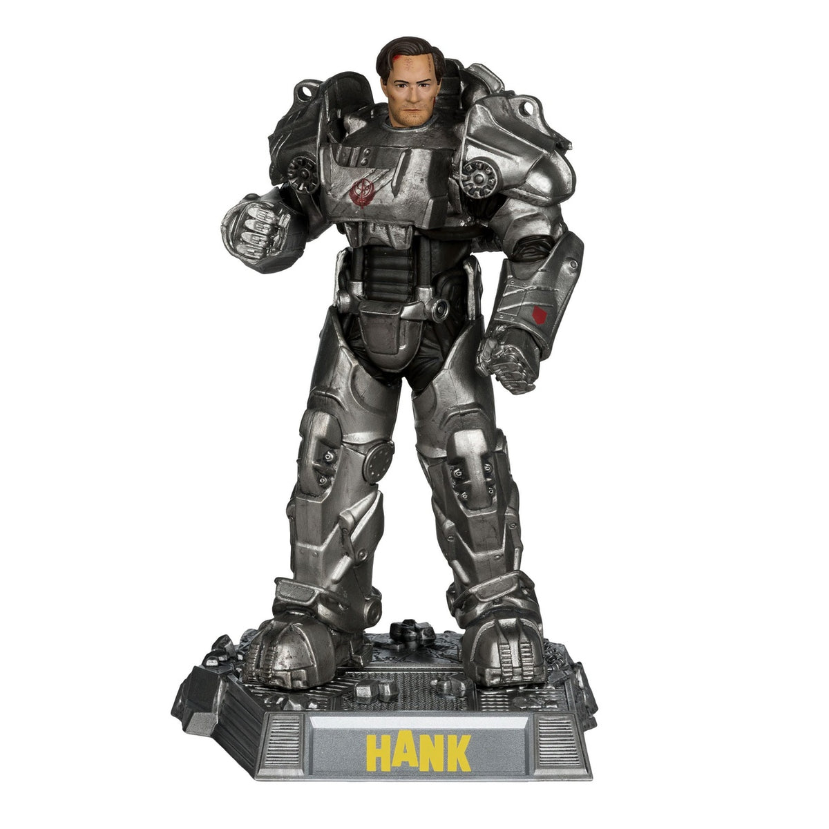 Produktbild Fallout Movie Maniacs actionfigur Hank Maclean (Säsong 2) (Red Platinum Edition) 17 cm