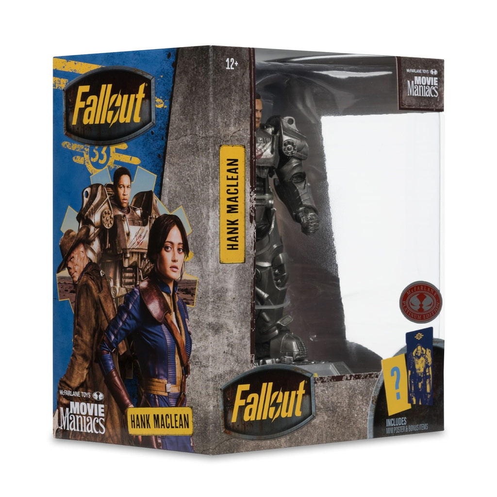 Produktbild Fallout Movie Maniacs actionfigur Hank Maclean (Säsong 2) (Red Platinum Edition) 17 cm