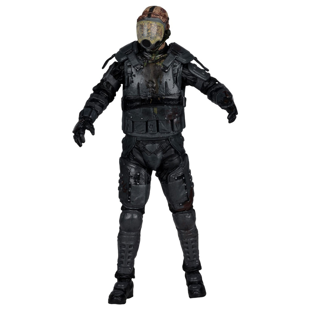 Produktbild The Walking Dead Actionfigur Gas Mask Zombie (Säsong 4) 13 cm