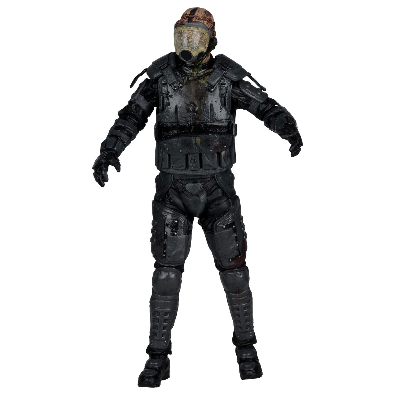Produktbild The Walking Dead Actionfigur Gas Mask Zombie (Säsong 4) 13 cm