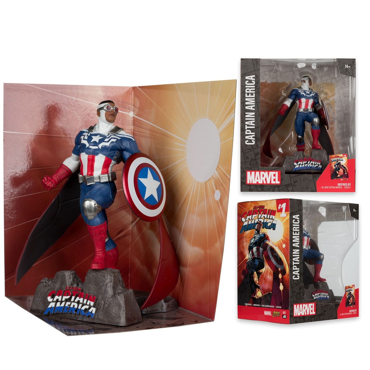 Produktbild Marvel Collection PVC-staty 1/10 Captain America (All-New Captain America #1) 17 cm