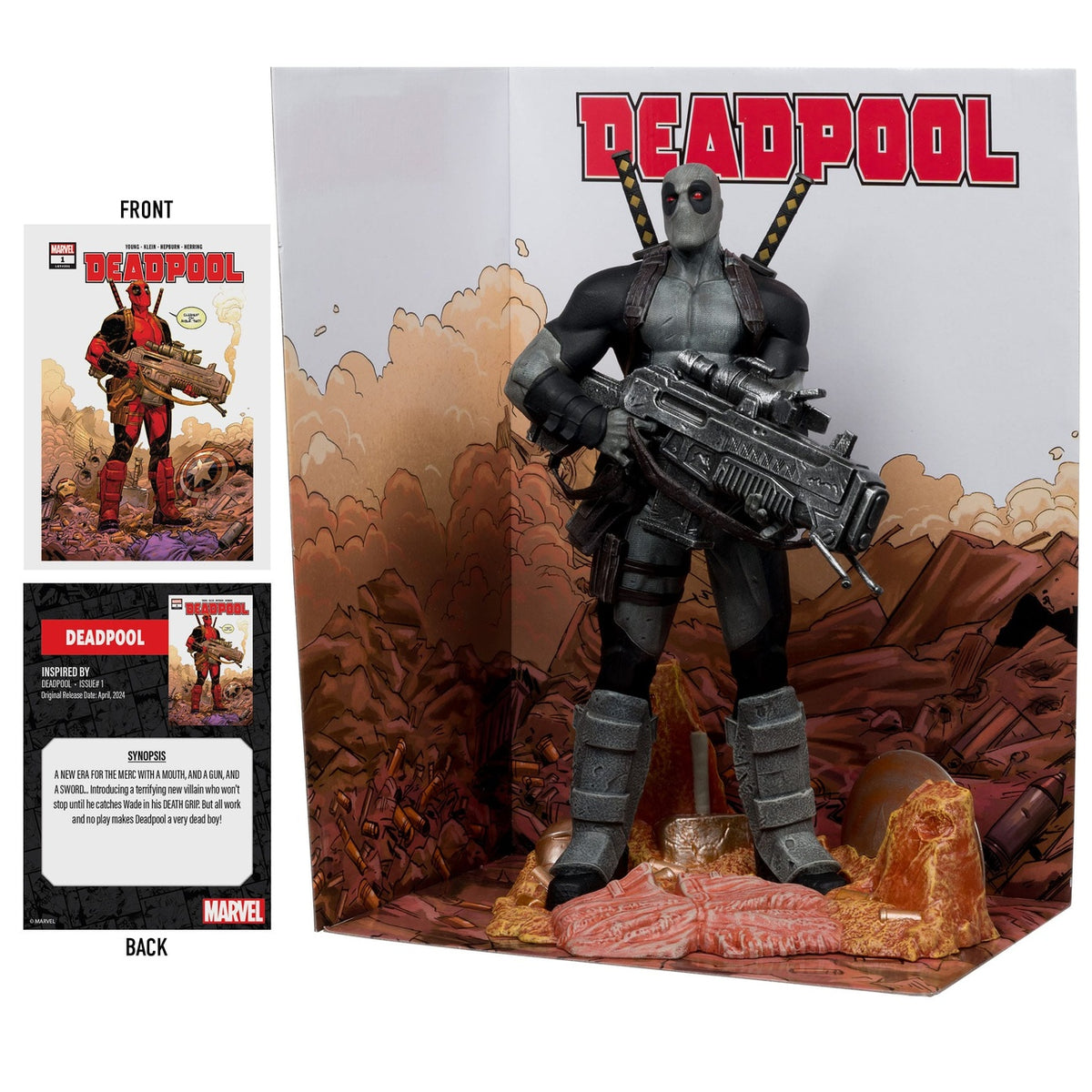 Produktbild Marvel Collection PVC-staty 1/6 Deadpool (Deadpool nr 1) (Grey Suit Chase) 27 cm