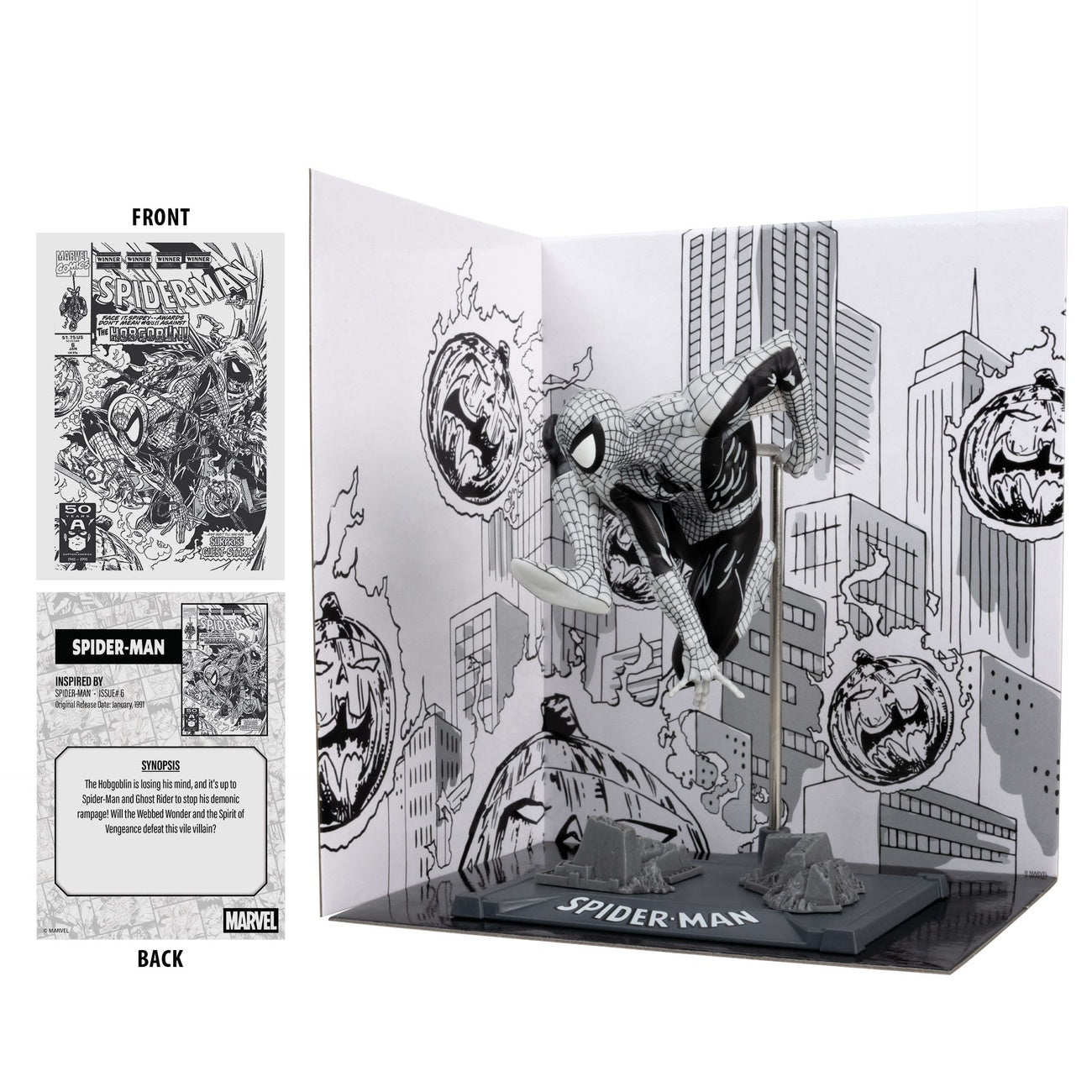 Produktbild Marvel Collection PVC-staty 1/10 Spider-Man (Spider-Man nr 6) (Line Art) (Gold Label) 10 cm