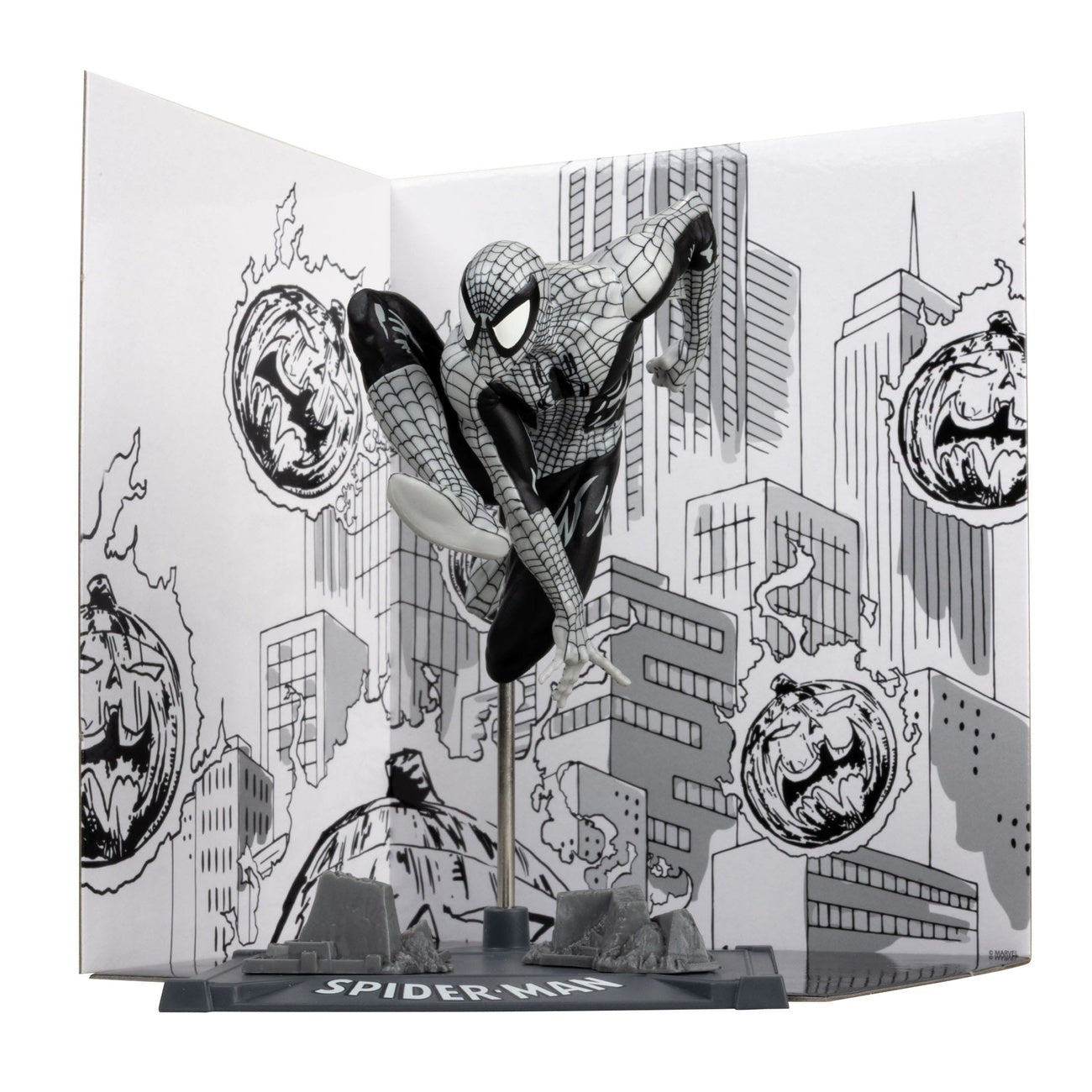 Produktbild Marvel Collection PVC-staty 1/10 Spider-Man (Spider-Man nr 6) (Line Art) (Gold Label) 10 cm