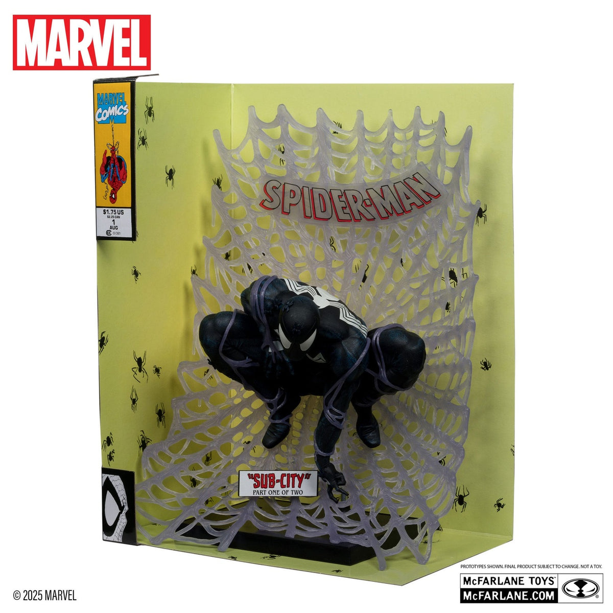 Produktbild Marvel Collection PVC-staty 1/6 Spider-Man (Spider-Man #1)(Svart dräkt)(Chase) 15 cm