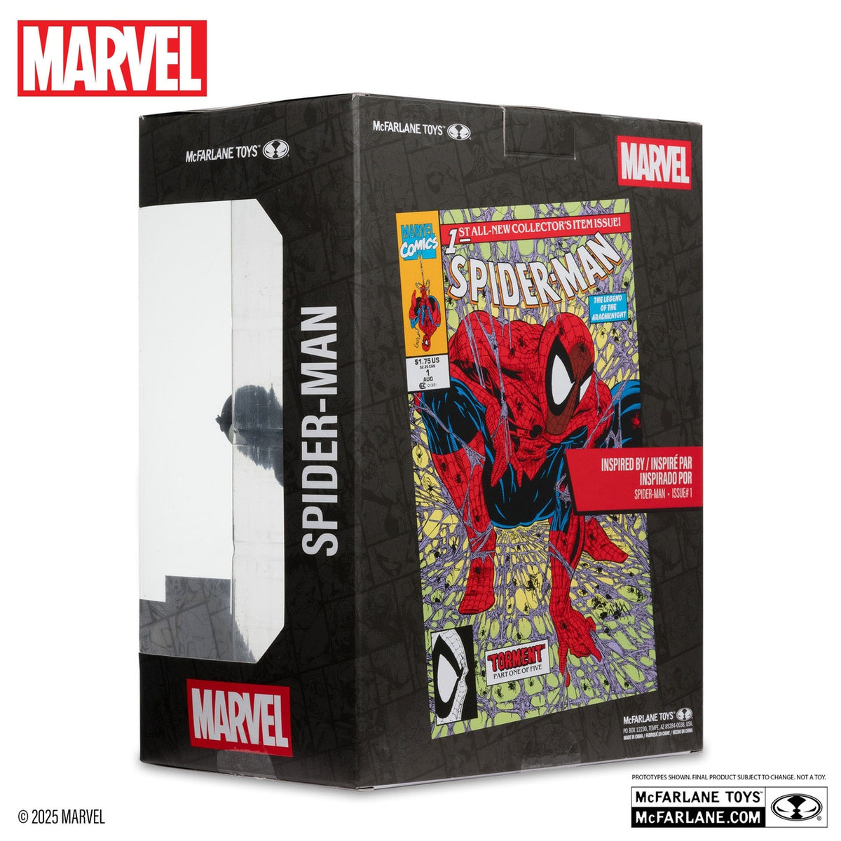 Produktbild Marvel Collection PVC-staty 1/6 Spider-Man (Spider-Man #1)(Svart dräkt)(Chase) 15 cm