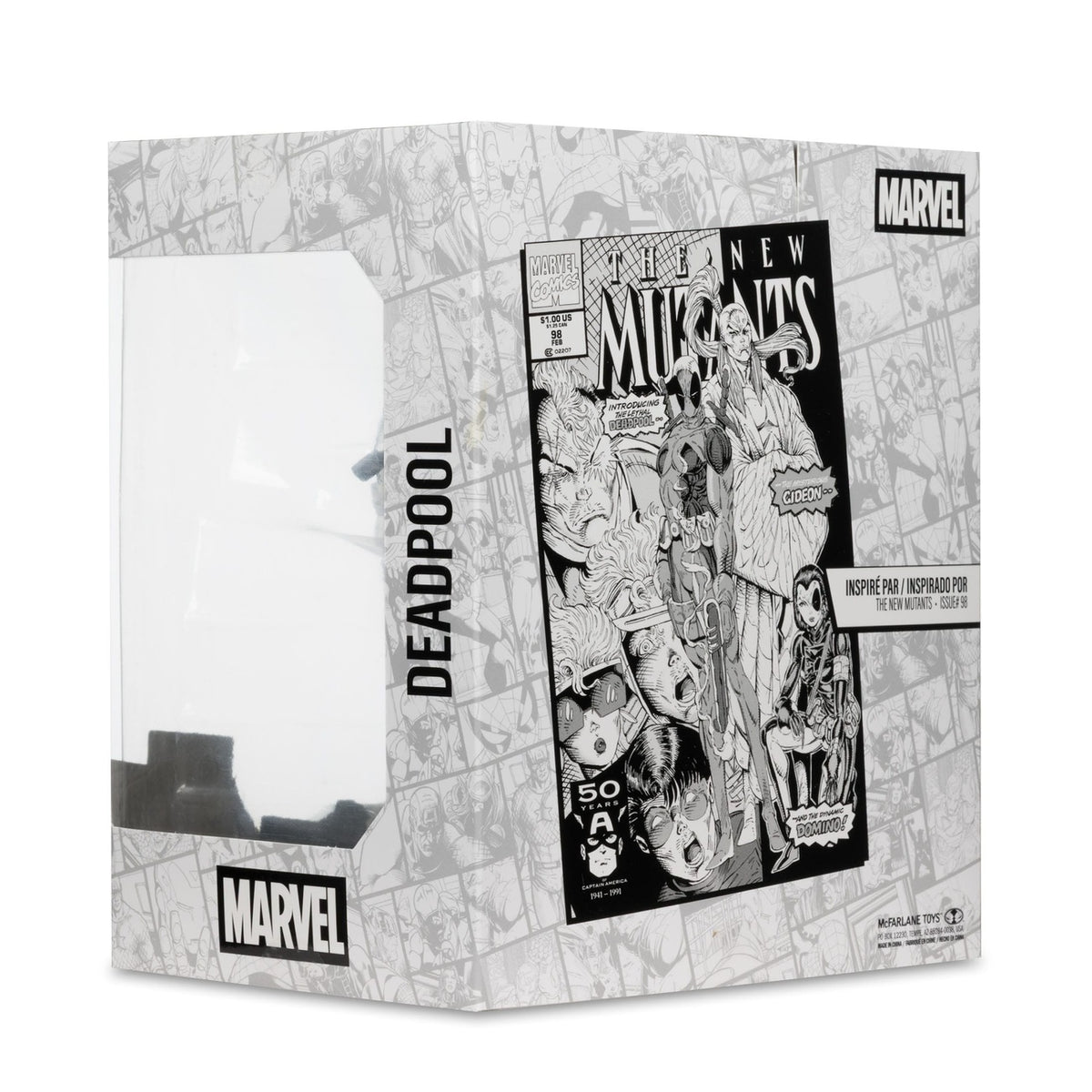 Produktbild Marvel Collection PVC-staty 1/10 Deadpool (The New Mutants #98) (Line Art) (Gold Label) 17 cm