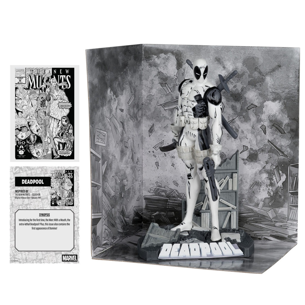 Produktbild Marvel Collection PVC-staty 1/10 Deadpool (The New Mutants #98) (Line Art) (Gold Label) 17 cm