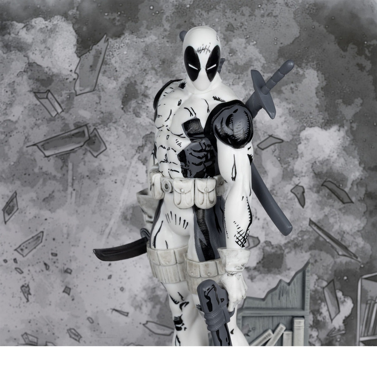 Produktbild Marvel Collection PVC-staty 1/10 Deadpool (The New Mutants #98) (Line Art) (Gold Label) 17 cm
