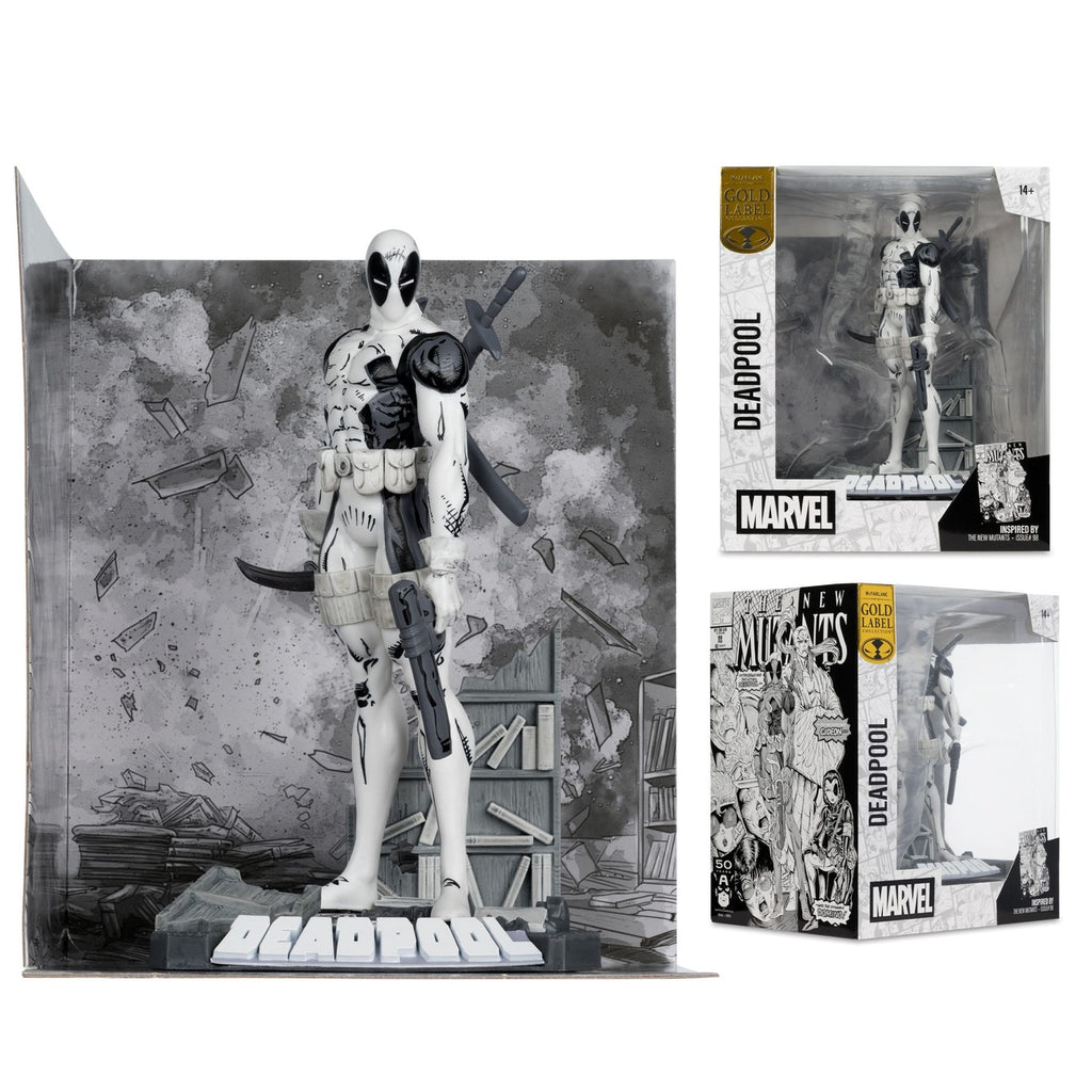 Produktbild Marvel Collection PVC-staty 1/10 Deadpool (The New Mutants #98) (Line Art) (Gold Label) 17 cm