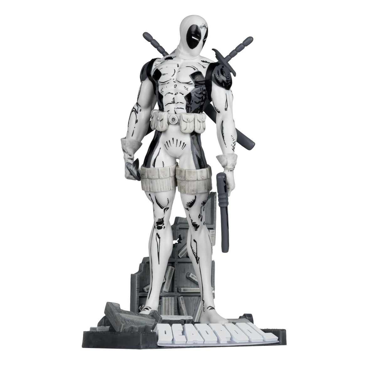 Produktbild Marvel Collection PVC-staty 1/10 Deadpool (The New Mutants #98) (Line Art) (Gold Label) 17 cm
