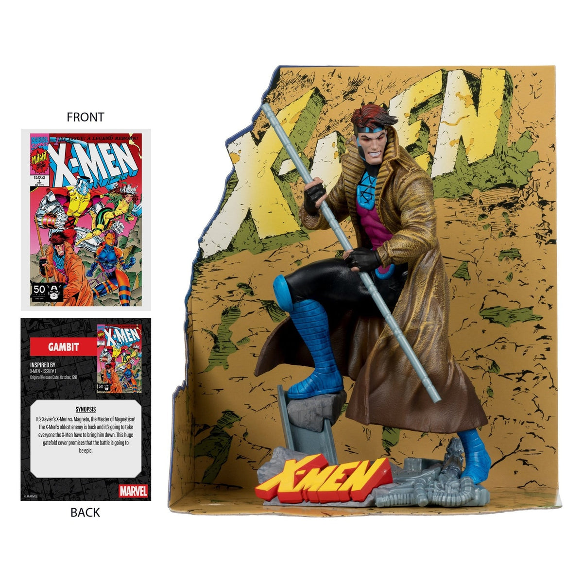 Produktbild Marvel Collection PVC-staty 1/10 Gambit (X-Men #1) 18 cm