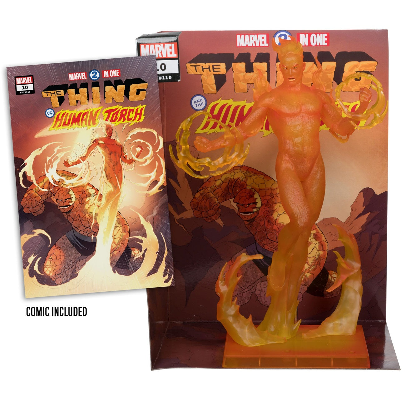 Produktbild Marvel Collection PVC-staty 1/6 Human Torch (Marvel 2 in 1 nr 10) 29 cm