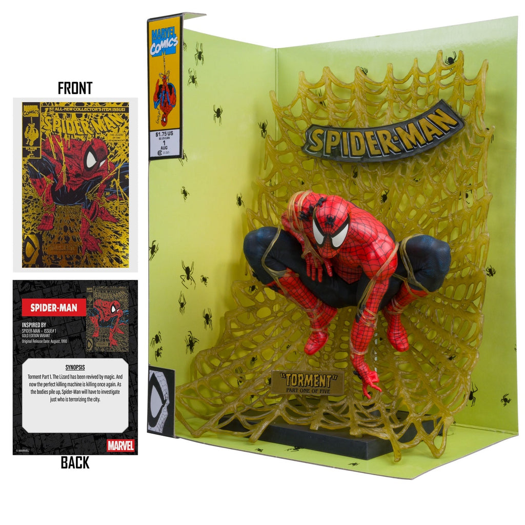 Produktbild Marvel Collection PVC-staty 1/6 Spider-Man (Spider-Man #1) (Gold Edition) (Gold Label) 15 cm