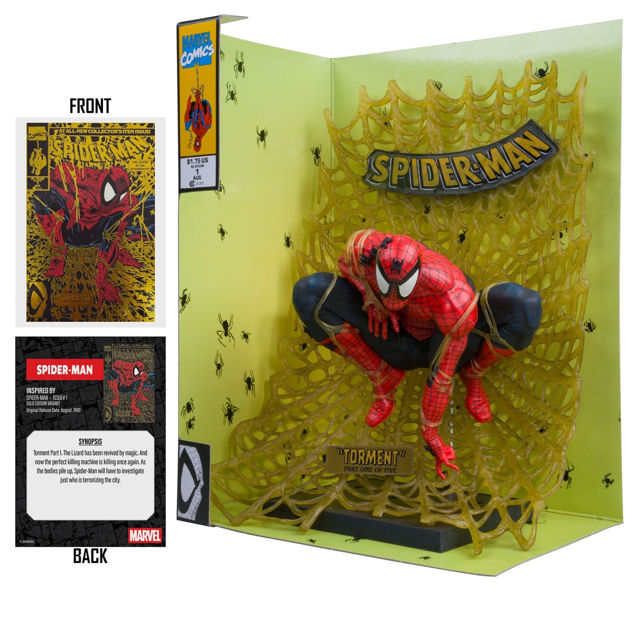 Produktbild Marvel Collection PVC-staty 1/6 Spider-Man (Spider-Man #1) (Gold Edition) (Gold Label) 15 cm