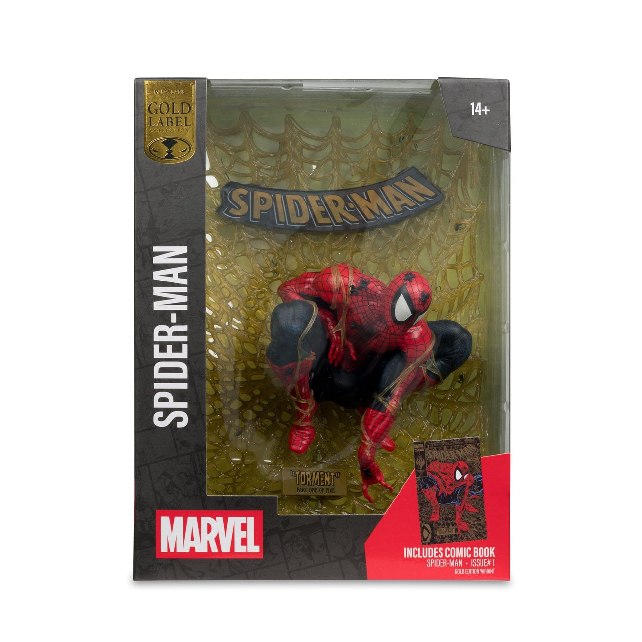 Produktbild Marvel Collection PVC-staty 1/6 Spider-Man (Spider-Man #1) (Gold Edition) (Gold Label) 15 cm