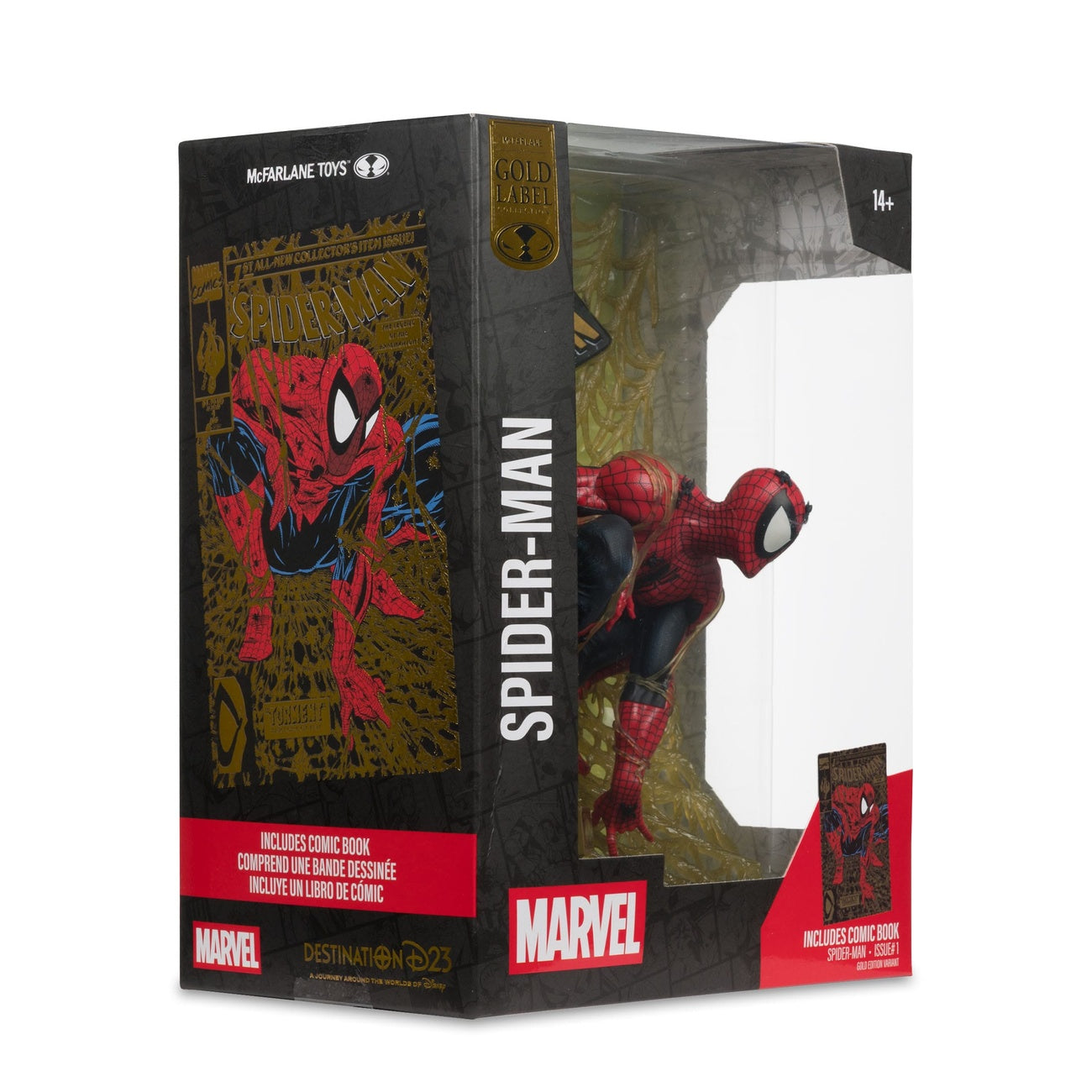 Produktbild Marvel Collection PVC-staty 1/6 Spider-Man (Spider-Man #1) (Gold Edition) (Gold Label) 15 cm