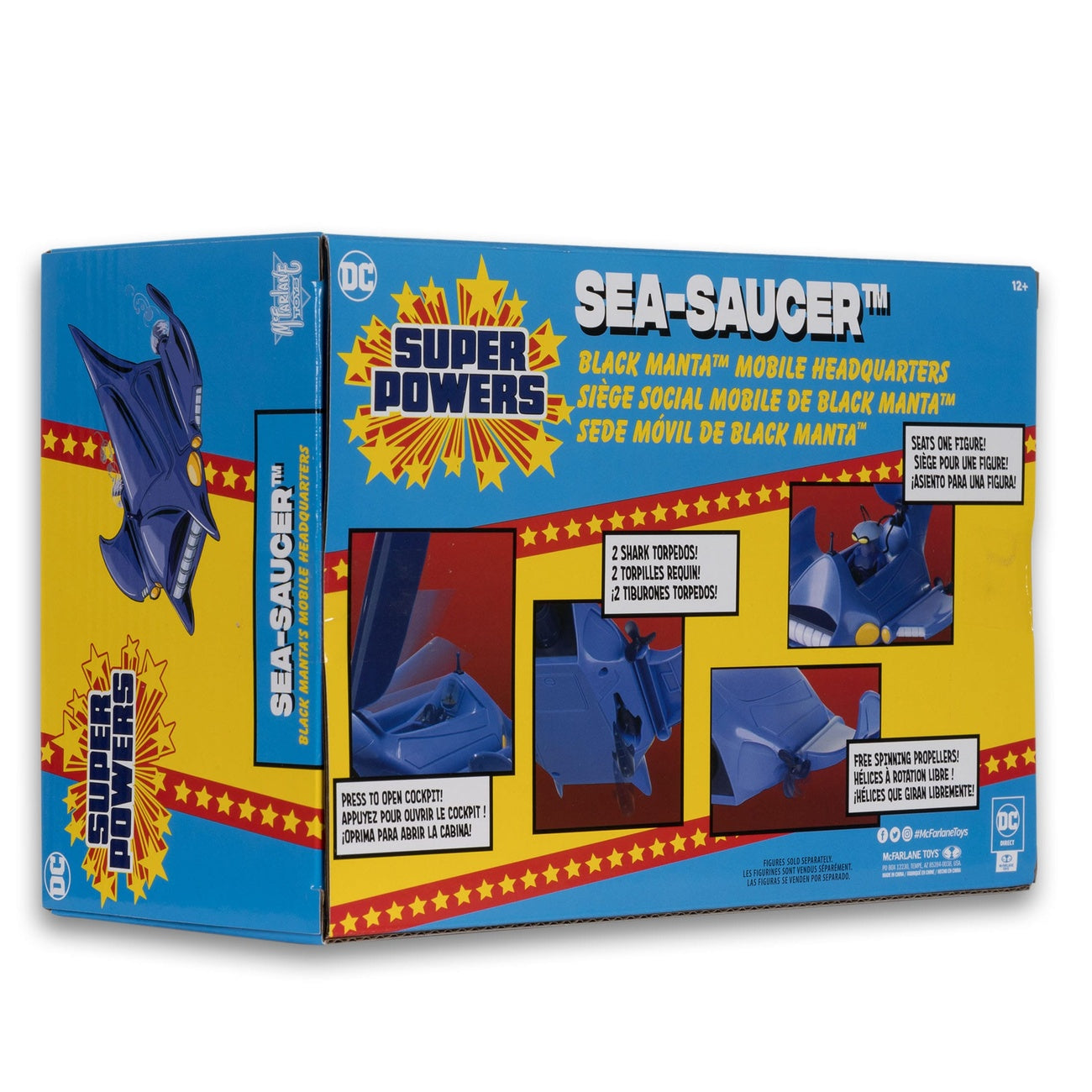 Produktbild DC Direct Super Powers Fordon Black Manta Sea Saucer 10 cm