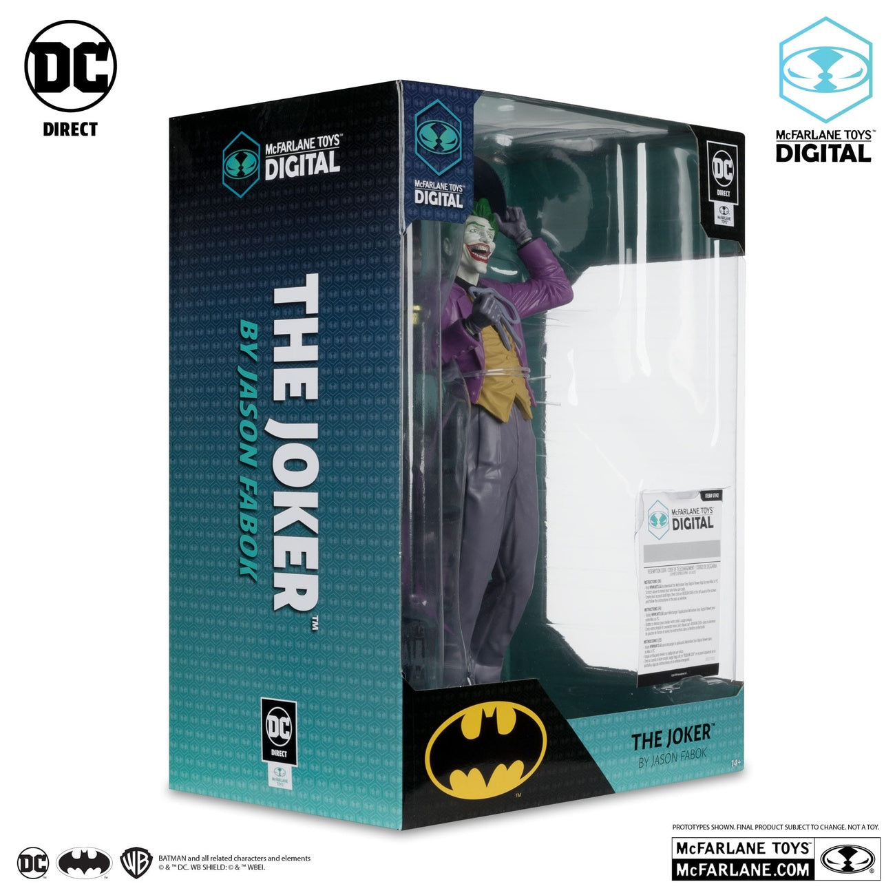 Produktbild DC Direct PVC‑staty 1/6 The Joker by Jason Fabok (McFarlane Digital) 29 cm