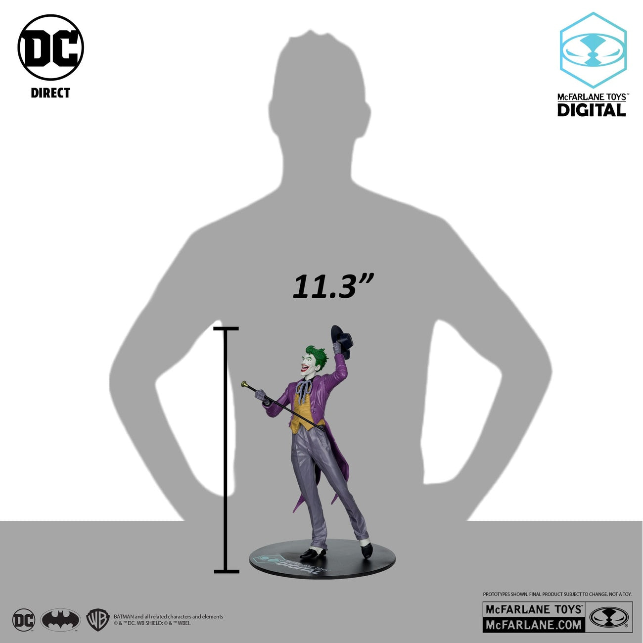 Produktbild DC Direct PVC‑staty 1/6 The Joker by Jason Fabok (McFarlane Digital) 29 cm