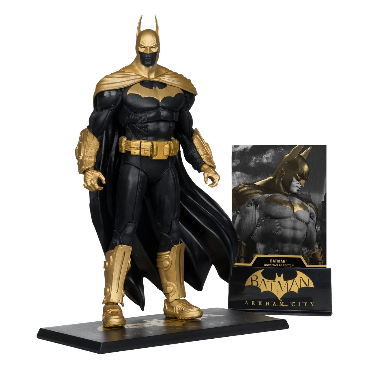 Produktbild DC Multiverse Actionfigur Batman (Arkham City) Knightmare Edition (Gold Label) 19 cm