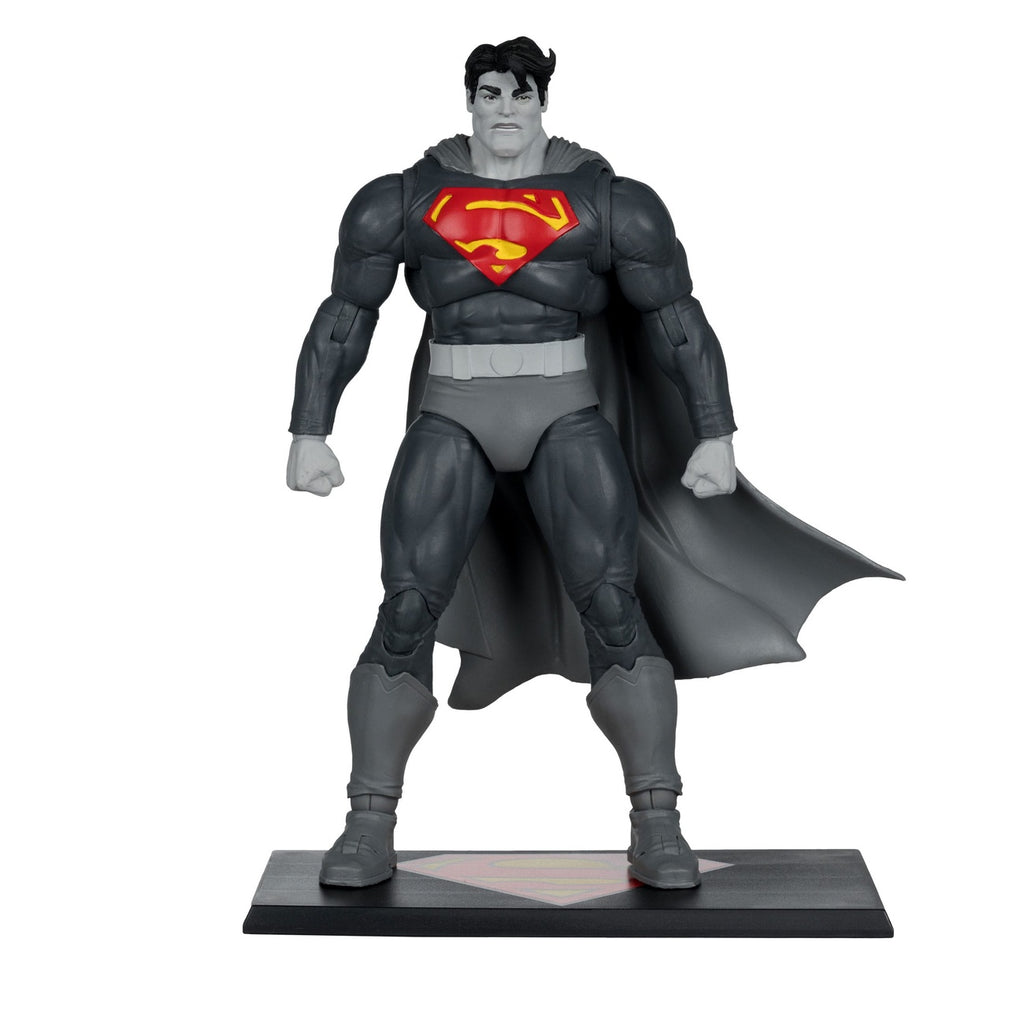 Produktbild DC Multiverse Actionfigur Superman (The Dark Knight Returns) (Black & White Accent Edition) (Gold Label) 18 cm