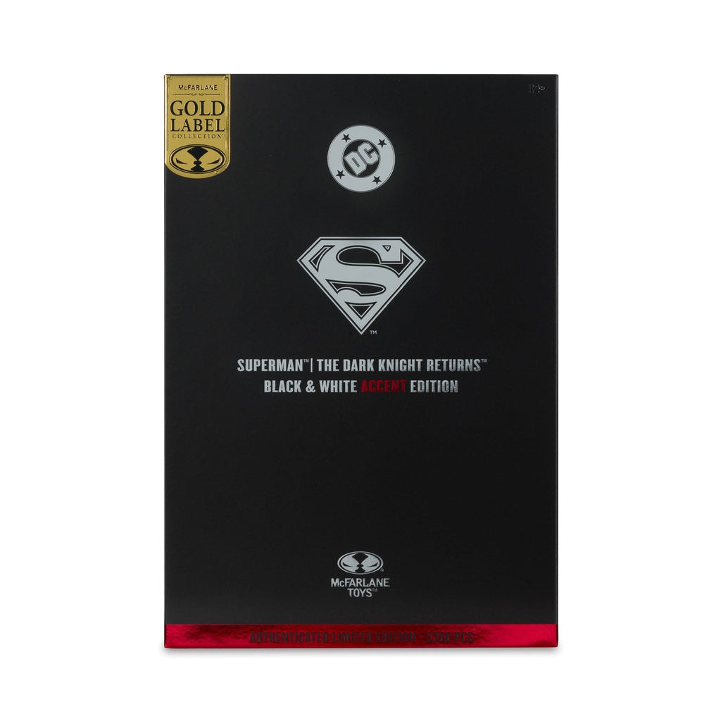 Produktbild DC Multiverse Actionfigur Superman (The Dark Knight Returns) (Black & White Accent Edition) (Gold Label) 18 cm