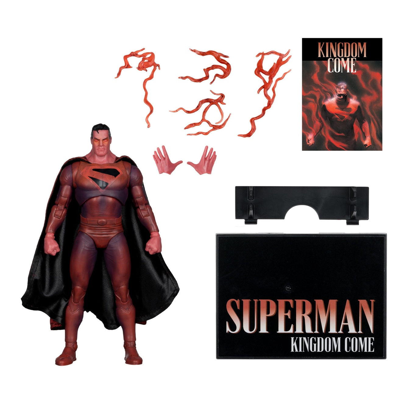 Produktbild DC Multiverse McFarlane Cover Recreations actionfigur Superman (Kingdom Come) (Gold Label) 18 cm
