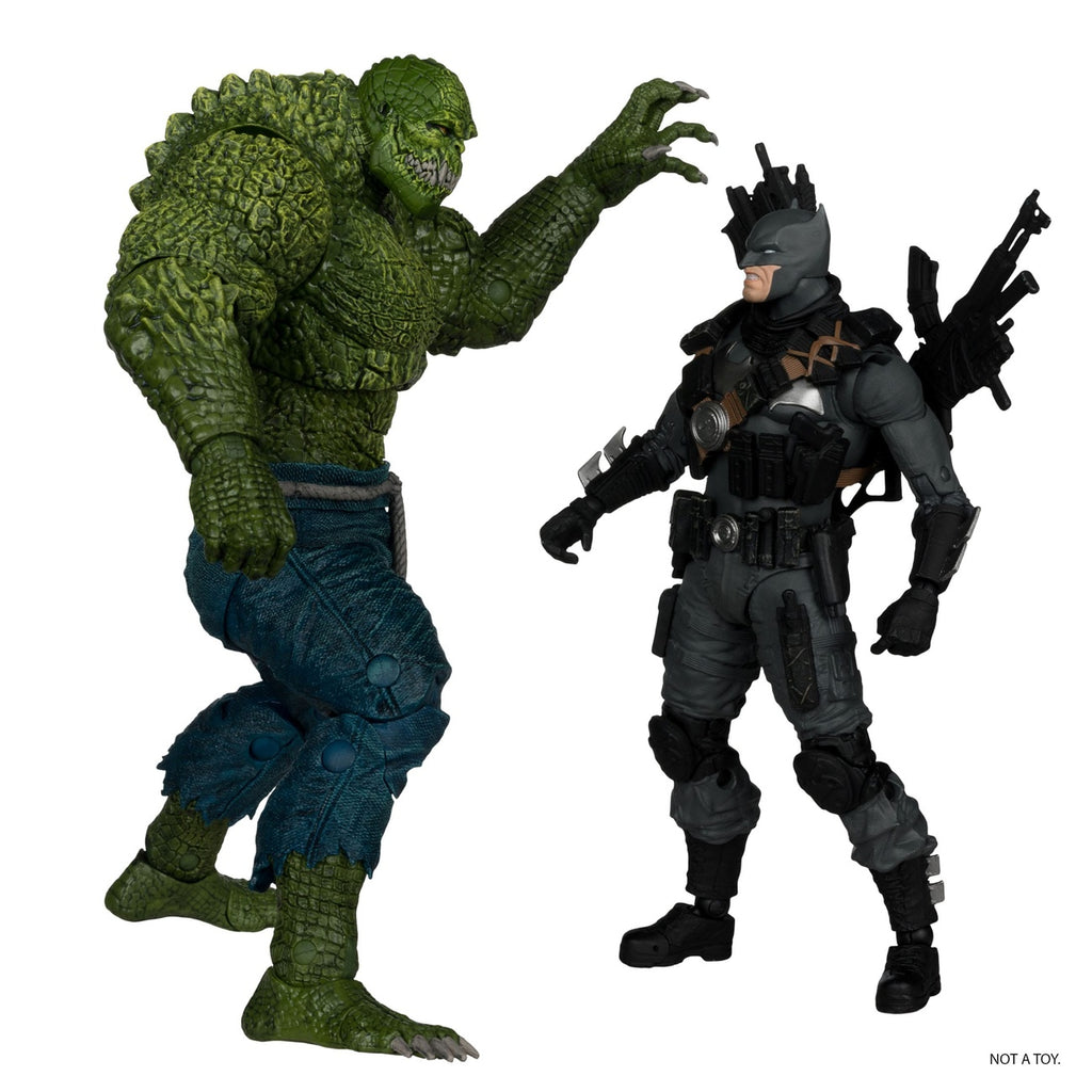 Produktbild DC Multiverse McFarlane Collector Edition actionfigurer 2-pack #03 Batman vs. Killer Croc 18 cm