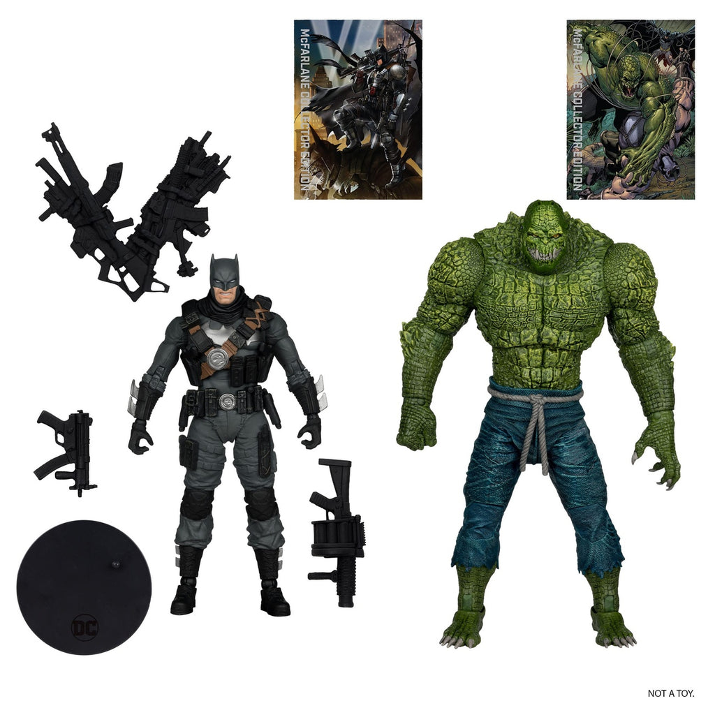 Produktbild DC Multiverse McFarlane Collector Edition actionfigurer 2-pack #03 Batman vs. Killer Croc 18 cm