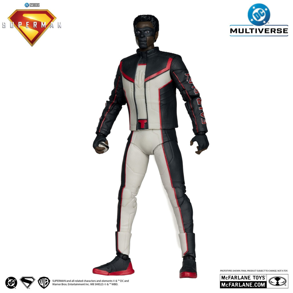 Produktbild Superman (2025) DC Multiverse Deluxe Theatrical Edition actionfigur Mr. Terrific (Red Platinum Edition) 18 cm