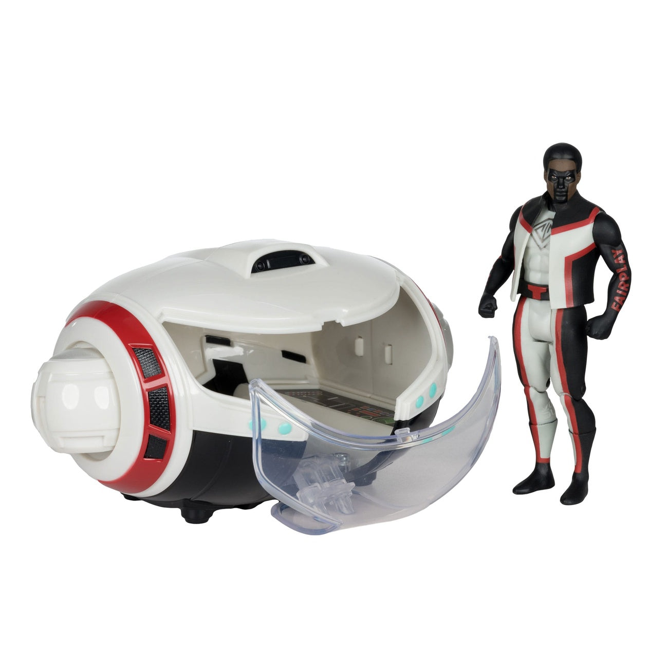 Produktbild Superman (2025) DC Direct Super Powers actionfigur med fordon Mr. Terrific & T-Craft