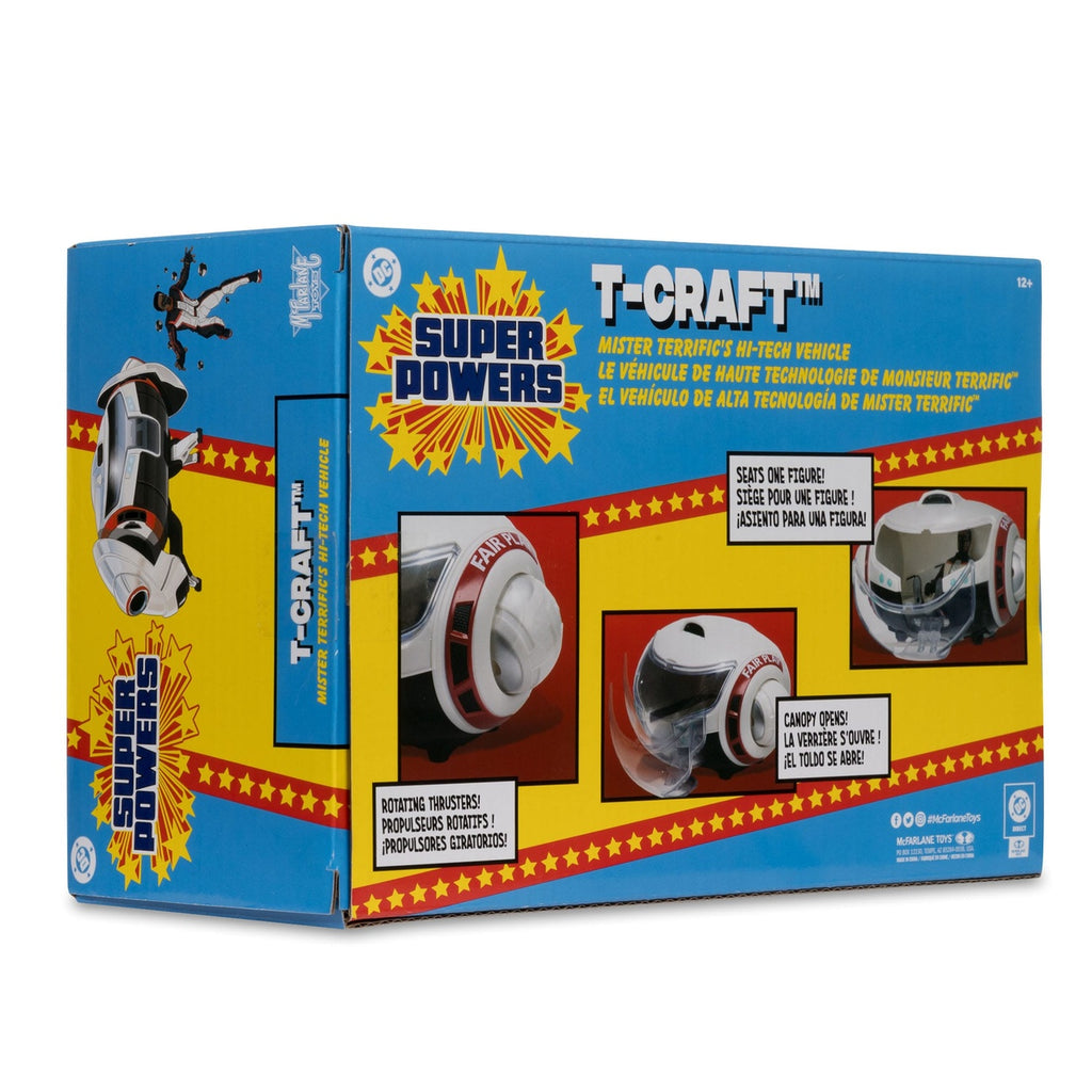 Produktbild Superman (2025) DC Direct Super Powers actionfigur med fordon Mr. Terrific & T-Craft