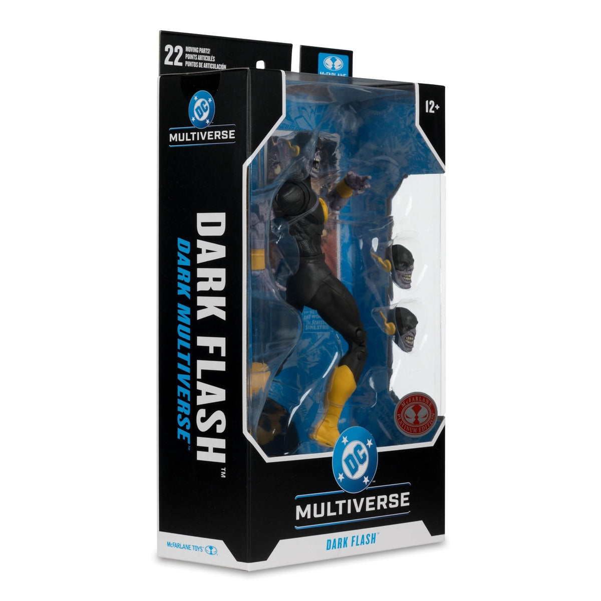 Produktbild DC Comics DC Multiverse actionfigur Dark Flash (Dark Multiverse) (Red Platinum Edition) 18 cm