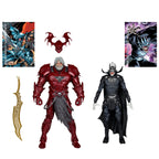 Produktbild DC Multiverse McFarlane Collector Edition Actionfigurer 2-pack nr 04 Batman Who Laughs (Knight Armor) & Merciless (Dark)