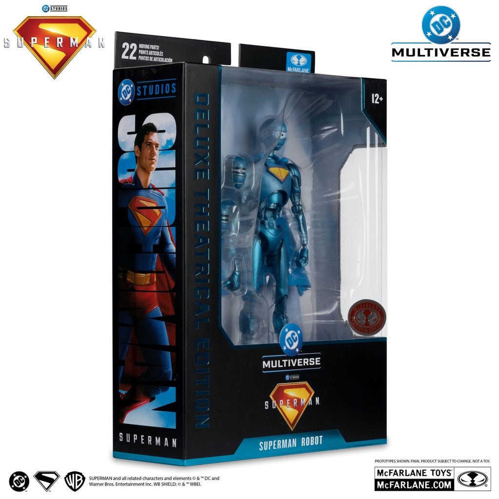 Produktbild Superman (2025) DC Multiverse deluxe actionfigur Superman Robot (Red Platinum Edition) 18 cm