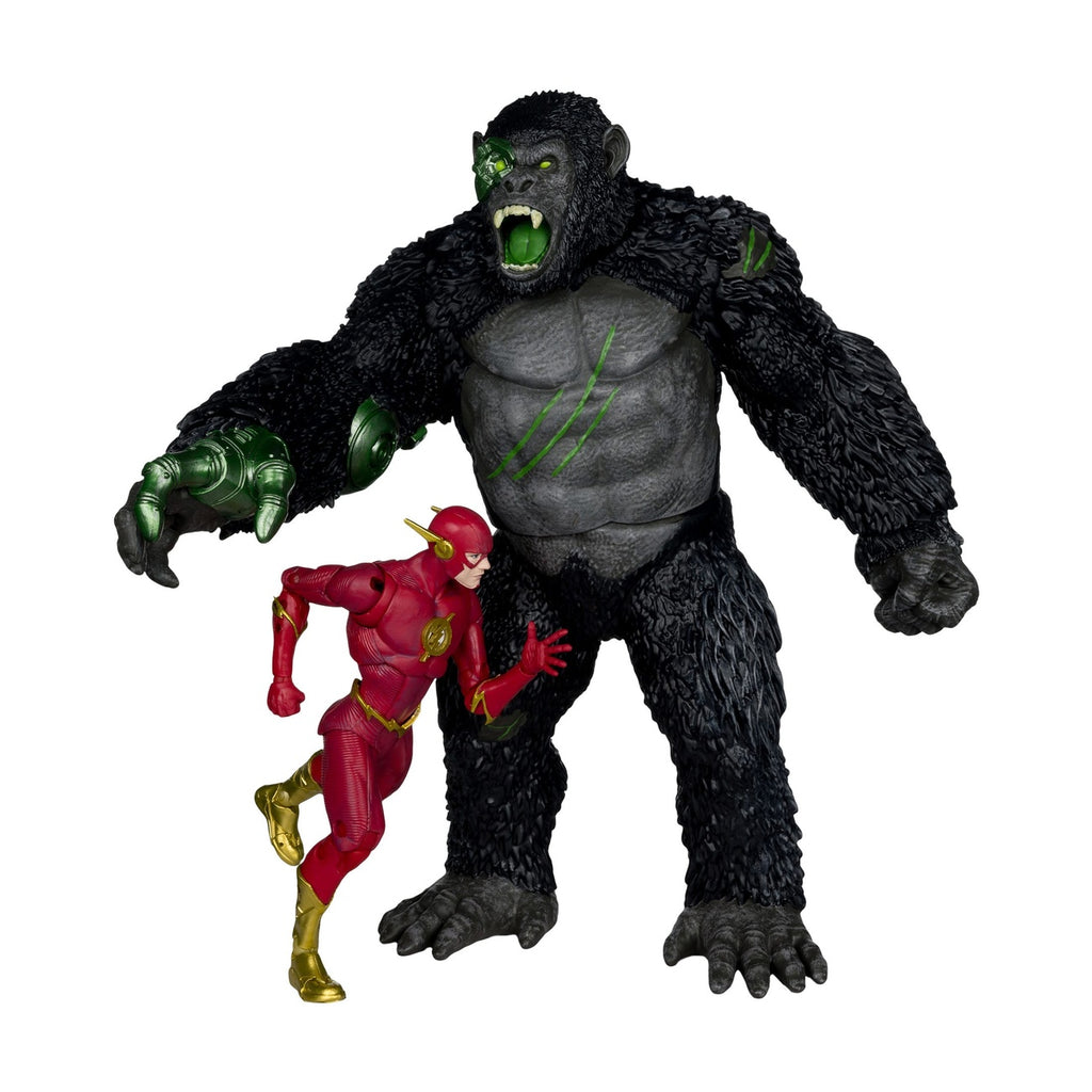 Produktbild DC Multiverse actionfigurer 2-pack Flash vs. Titano 18 cm