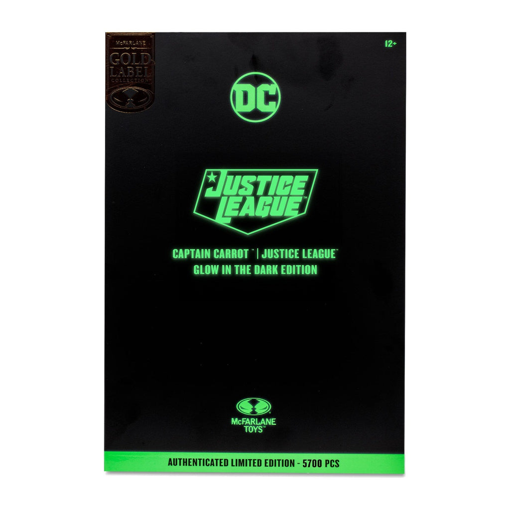Produktbild DC Multiverse Actionfigur Captain Carrot (Justice League Incarnate) Glow in the Dark Edition (Gold Label) 18 cm